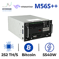 WHATSMINER M56S++ 252TH/s, на иммерсионном охлаждении, для майнинга криптовалют BTC