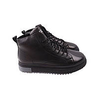 Ботинки мужские Brooman черные натуральная кожа 976-24ZHS 44 IX, код: 8332871