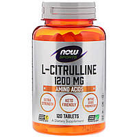 L-Цитруллин Now Foods 1200 мг 120 таблеток (NF0116) LW, код: 1771778