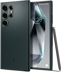 Чохол Spigen для Samsung Galaxy S24 Ultra - Thin Fit, Abyss Green (ACS07282)