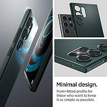 Чохол Spigen для Samsung Galaxy S24 Ultra - Thin Fit, Abyss Green (ACS07282), фото 4