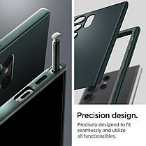 Чохол Spigen для Samsung Galaxy S24 Ultra - Thin Fit, Abyss Green (ACS07282), фото 5