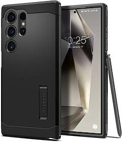 Чохол Spigen для Samsung Galaxy S24 Ultra - Tough Armor, Black (ACS07300)