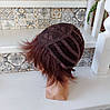 Перука пишна каре каскад із термоволосся яскраво-каштановий RG 2025-33А, фото 7