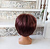 Перука пишна каре каскад із термоволосся яскраво-каштановий RG 2025-33А, фото 4