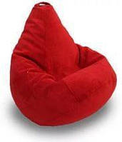 Кресло мешок груша Beans Bag Оксфорд Стронг 65 х 85 см Красный (hub_r9hirw) BB, код: 2388898