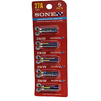 Батарейка 27A (MN27) Sonex Alkaline Extra 12B 1шт (блистер по 5 шт)