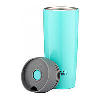 Термокружка с крышкой клапаном для питья 380 мл Well Done WD-7053Т Tiffany MP, код: 7771726