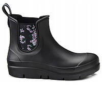 Стильні гумові чоботи жіночі короткі Lemigo Stella 773 41 Чорний QT, код: 8176372