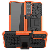 Чехол Armor Case Samsung Galaxy S21 Orange MY, код: 8109765