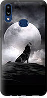 Чехол tpu черный Endorphone Samsung Galaxy A10s A107F Воющий волк (934b-1776-26985) TP, код: 7952325