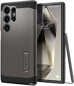 Чохол Spigen для Samsung Galaxy S24 Ultra - Tough Armor, Gunmetal (ACS07301)