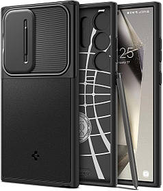 Чохол Spigen для Samsung Galaxy S24 Ultra - Optik Armor, Black (ACS07313)