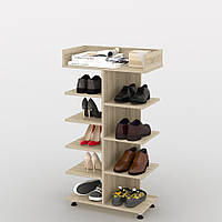 Стеллаж для обуви Тиса Мебель ТО-201 Дуб сонмоа QT, код: 6906754