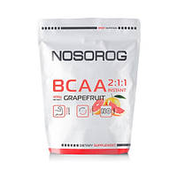 Аминокислота BCAA для спорта Nosorog Nutrition BCAA 2:1:1 400 g 72 servings Grapefruit DH, код: 7520950