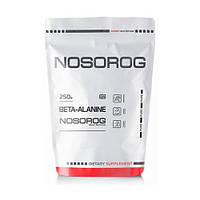 Бета-аланин для спорта Nosorog Nutrition Beta-Alanine 250 g 83 servings Unflavored DH, код: 7520955