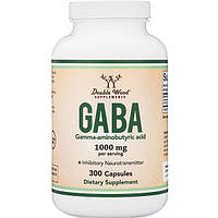 Аминокомплекс Double Wood Supplements GABA 1000 mg (2 caps per serving) 300 Caps BM, код: 8206881