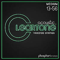 Струны для акустической гитары 6 шт Cleartone 7413 Acoustic Phosphor Bronze Medium 13 56 ET, код: 2656546