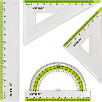 Набор линеек Ruler Set салатовый Kite (K17-280-09) AG, код: 8039563