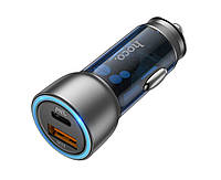 Автомобильное зарядное устройство Hoco NZ8 Sprinter 43W USB-A 18W QC AFC FCP USB-Type C 25W P GG, код: 7847103