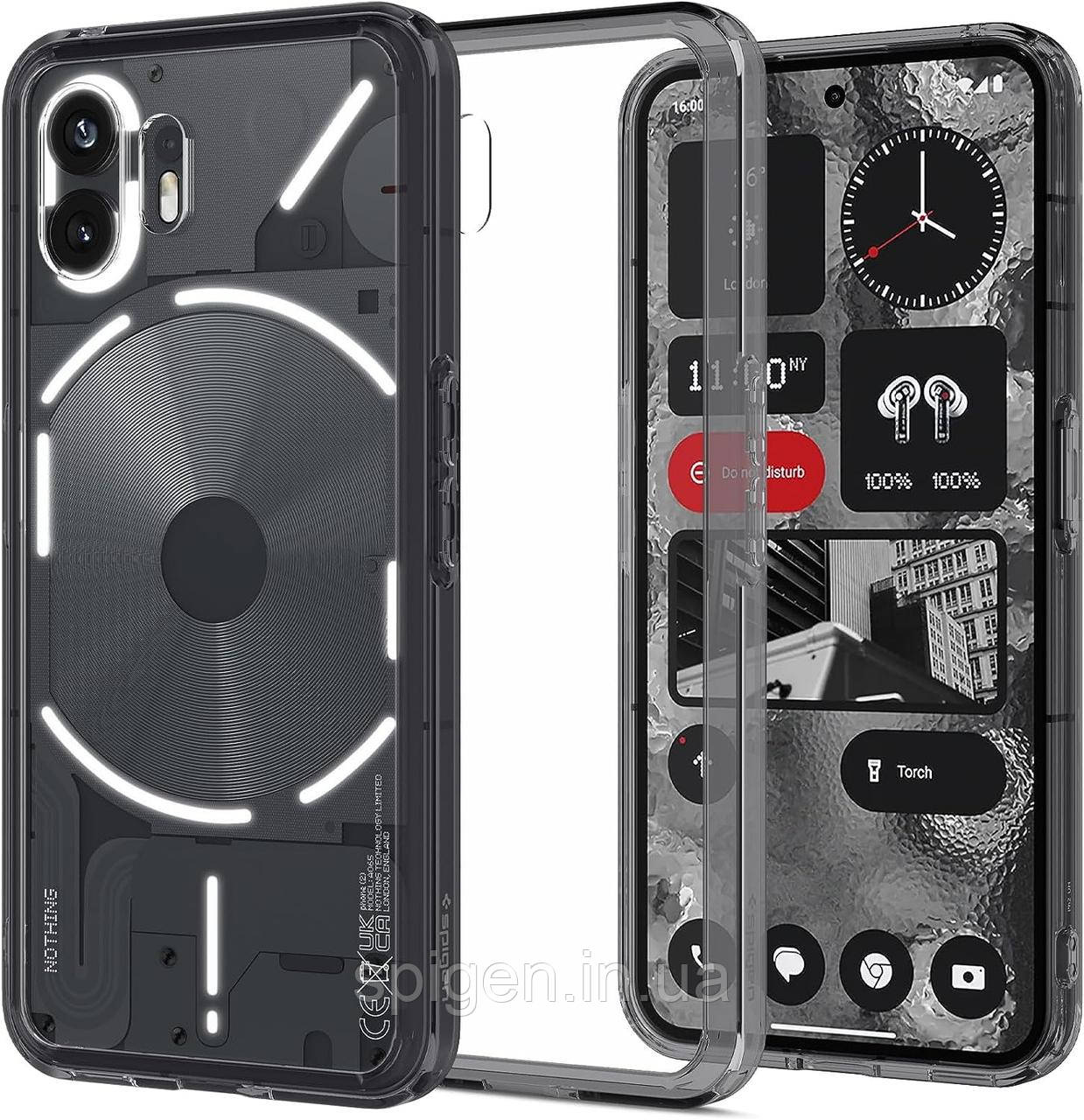 Чохол Spigen для Nothing Phone 2 - Ultra Hybrid, Space Crystal (ACS06542)