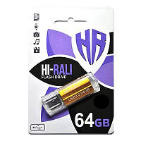 Флеш-накопитель USB 64GB Hi-Rali Corsair Series Bronze (HI-64GBCORBR) NB, код: 6704454