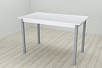 Стол кухонный Ferrum-decor Марио 75x120x80 Серый ДСП Белое 16мм (MAR0057) GG, код: 6484442