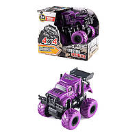 Машинка инерционная Джип Shantou Jinxing BY502-1 на больших колесах Фиолетовый DH, код: 7756281