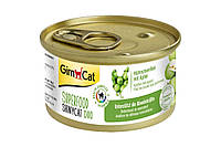 Влажный корм GimCat Shiny Cat Superfood для кошек с курицей и яблоком 70 г (4002064414515) US, код: 7581631