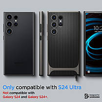 Чохол Spigen для Samsung Galaxy S24 Ultra - Neo Hybrid, Gunmetal (ACS07305), фото 3