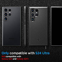Чохол Spigen для Samsung Galaxy S24 Ultra - Core Armor, Matte Black (ACS07194), фото 3