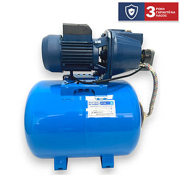 Насосна станція JET100S/24 EXPERT PUMP  1,1квт, 50м, 50л/хв для водопостачання, поливу гідроакумулятор 50л автоматика