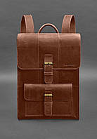 Кожаный рюкзак Brit свето-коричневый Crazy Horse BlankNote FG, код: 8132850