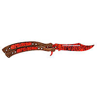 Нож бабочка Сувенир Декор CS GO Crimson web (BAL-S) BM, код: 7693508