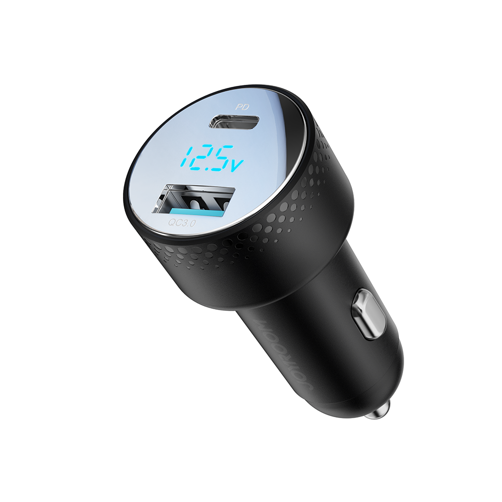 Автомобільний зарядний пристрій Joyroom 53W A+C Black (JR-CCD01)