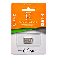 Флеш-накопитель USB 64GB TG 105 Metal Series Silver (TG105-64G) PK, код: 1901251