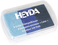 Чернильная подушечка Heyda 9 x 6 см, Синие тона 204888464 BF, код: 2553058