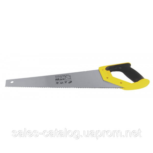 Ножівка столярна MASTERTOOL 400 мм 7TPI MAX CUT гартований зуб 3-D заточення поліроване 14-2040 SC, код: 7294731