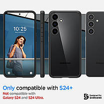 Чохол Spigen для Samsung Galaxy S24 Plus - Ultra Hybrid, Matte Black (ACS07330), фото 3