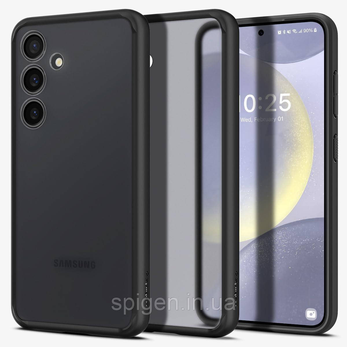Чохол Spigen для Samsung Galaxy S24 Plus - Ultra Hybrid, Frost Black (ACS07331)
