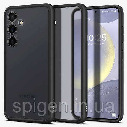 Чохол Spigen для Samsung Galaxy S24 Plus - Ultra Hybrid, Frost Black (ACS07331), фото 1
