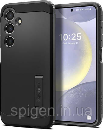 Чохол Spigen для Samsung Galaxy S24 Plus - Tough Armor, Black (ACS07332), фото 1