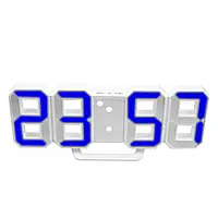 Часы настольные электронные RIAS LY-1089 LED с будильником и термометром Blue Ligh White (3_0 NB, код: 8152909