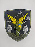 Шеврон нарукавная эмблема Світ шевронів Ангел со щитом 75×90 мм Разноцветный DH, код: 7791484