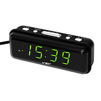 Настольные часы с будильником цифровые VST LED VST-738-2 Черный (20053100295) ET, код: 1821819
