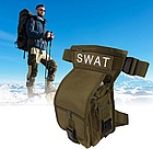 Стегновий поясна сумка Swat Олива B05, Oxford 600D, фото 3