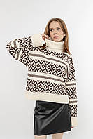 Женский свитер One Size молочный Remina ЦБ-00233458 DH, код: 8422818