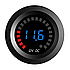 Світлодіодний кільцевий цифровий автомобільний вольтметр, що вбудовується., фото 3