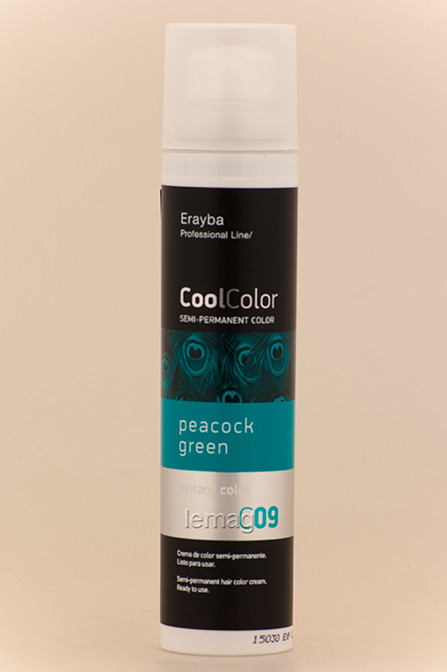 Erayba Cool Color Пігмент прямої дії C09 - зелений павич, 100 мл