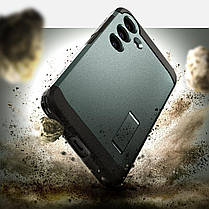 Чохол Spigen для Samsung Galaxy S24 Plus - Tough Armor, Abyss Green (ACS07334), фото 4